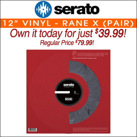  Serato 12" Vinyl - Rane X Serato Pressing (Pair) 