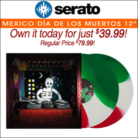  Serato Mexico Da de los Muertos 12" Control Vinyl (Pair, Tricolor)