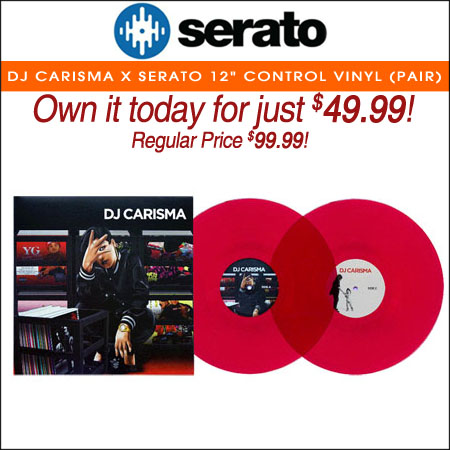  Serato 'DJ Carisma x Serato' 12" Control Vinyl (Pair) 