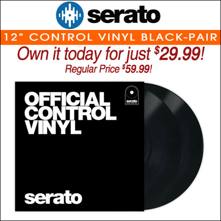 Serato Performance Series 12inch Control Vinyl Black Pair