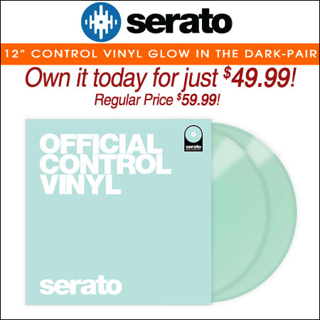 Serato Performance Series 12" Control Vinyl (Pair, Glow in the Dark)