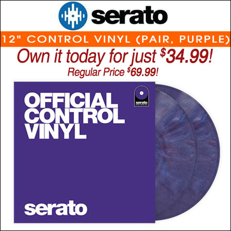  Serato Performance Series 12" Control Vinyl (Pair, Purple) 