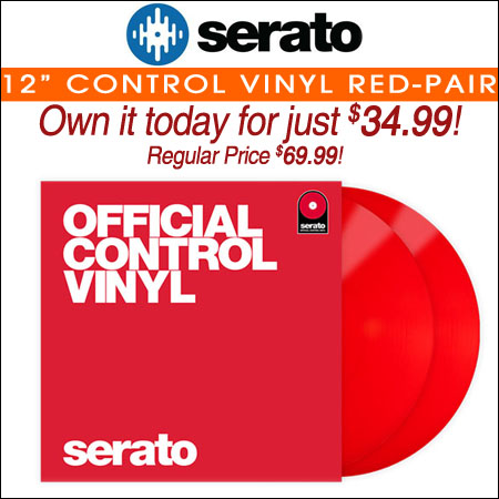 Serato Performance Series 12inch Control Vinyl (Pair, Red)