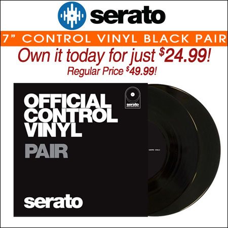  Serato Performance Series 7inch Control Vinyl (Pair, Black) 