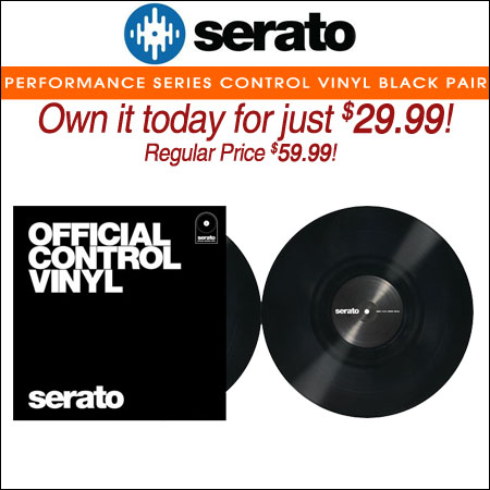  Serato Performance Series Control Vinyl (Pair) Black 