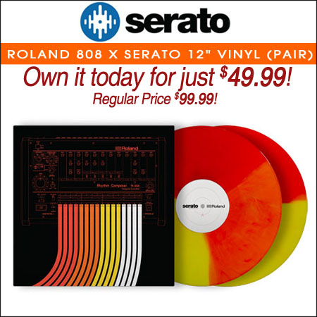  Serato Roland 808 x Serato 12" Vinyl (Pair) 