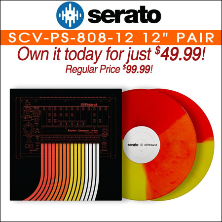  Serato SCV-PS-808-12 12" Roland TR-808 X Serato Pressing (pair) 