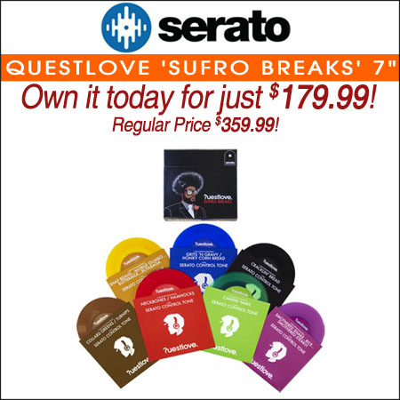  Serato Questlove 'Sufro Breaks' 7" Control Vinyl (7x7 Boxset) 