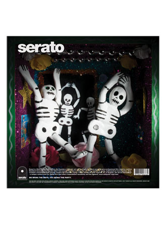 Serato "Mexico Día de los Muertos" 12" Control Vinyl (Pair, Tricolor)