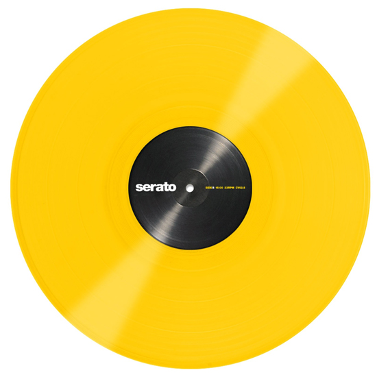 Serato Performance Series Green and Yellow 12" Control Vinyl Package