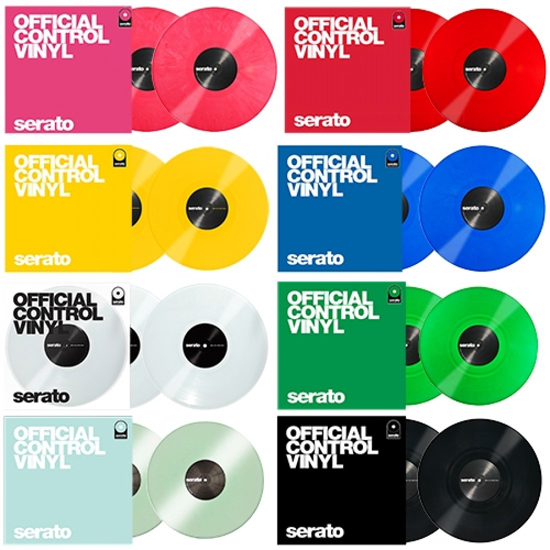 Serato 12-Inch Performance Series Control Vinyl - Glow in Dark (Pack of 2)