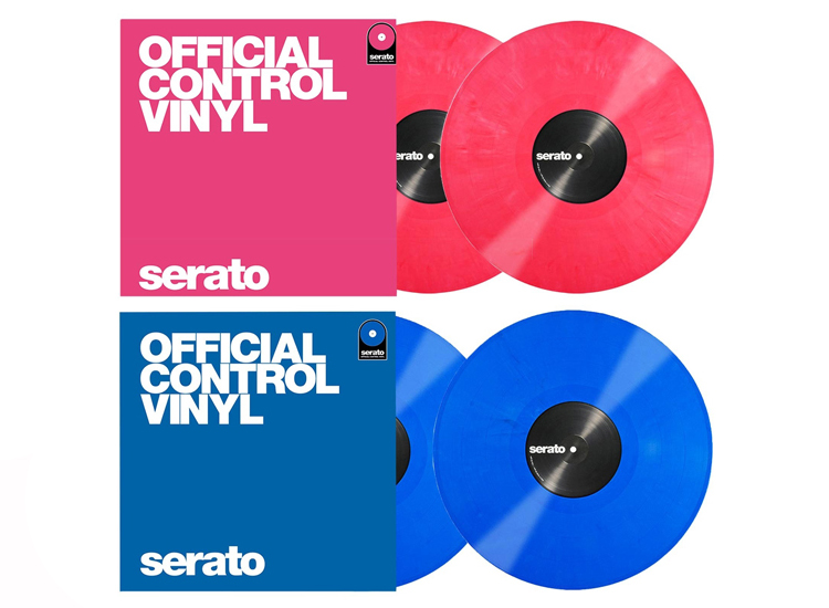 Serato Performance Series Pink and Blue 12" Control Vinyl Package