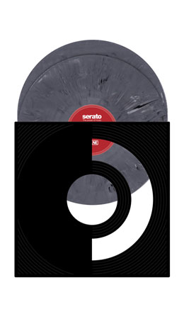 Serato Pressing X Rane - 12" Marbled Grey Control Vinyl (pair)