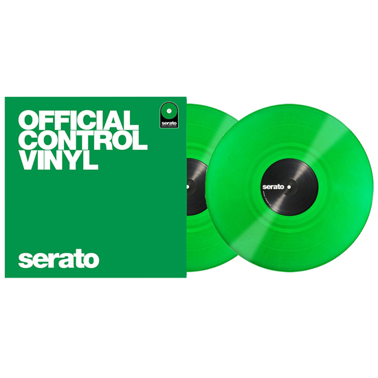 Serato SCV-PS-GRN-OJ2 Performance Series Green 12" Control Vinyl Quad Pack