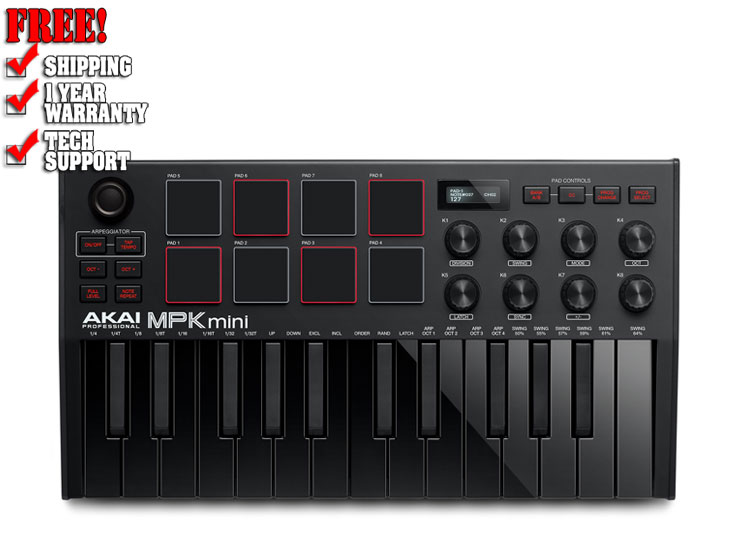 Akai MPK Mini MK3 Black Special Edition