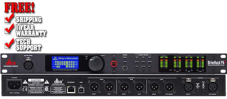 dbx Driverack PA 2 | DJ Microphones | DJ Audio | Chicago DJ