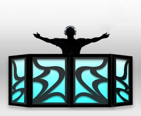 DJ Facade/Booth - Glissando (Black)