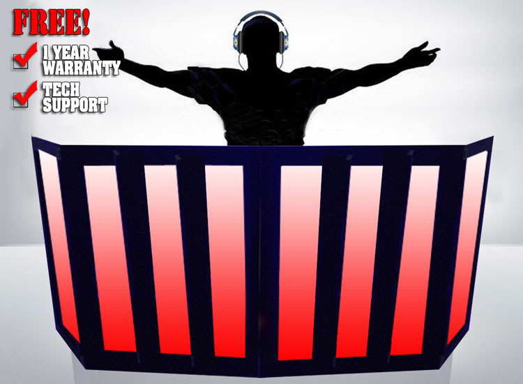 DJ Facade/Booth JAGU (Black) Eliminatrix Facades DJ Lights