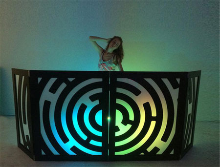 DJ Facade/Booth - Vortex (Black)
