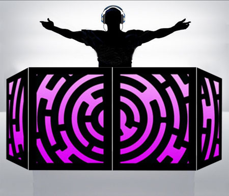 DJ Facade/Booth - Vortex (Black)