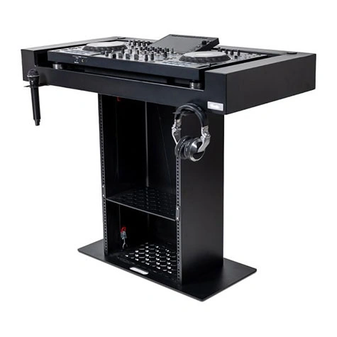 Headliner Malibu DJ Booth – Portable 18U Rack Workstation
