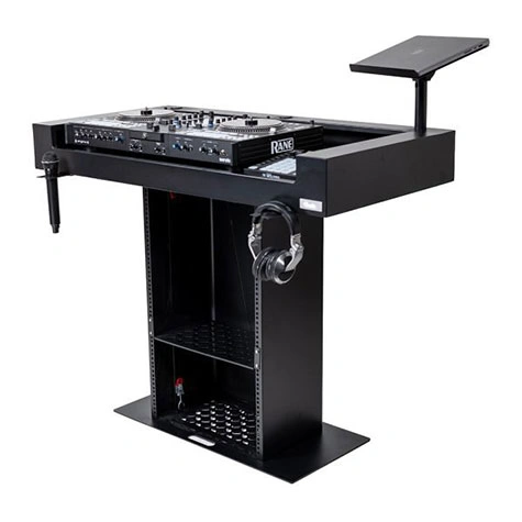 Headliner Malibu Portable DJ Booth | Black DJ Workstation