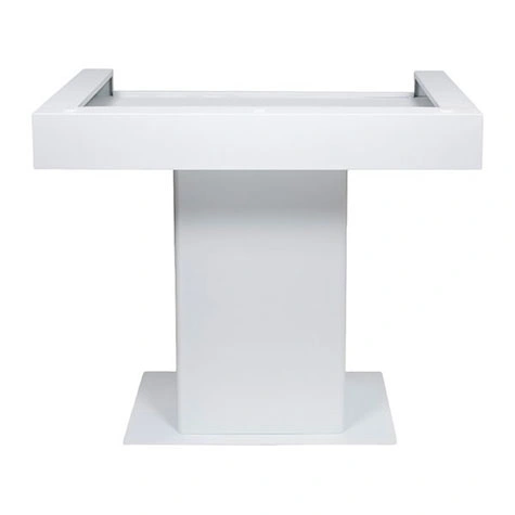 Headliner Malibu Portable DJ Booth White | Mobile DJ Setup