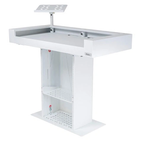 Headliner Malibu DJ Booth White | Professional Portable DJ Booth