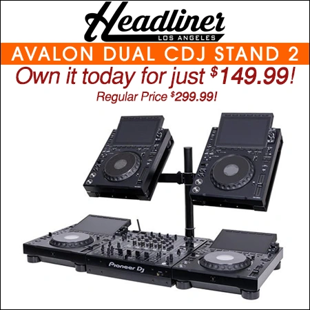 Headliner Avalon Dual CDJ Stand 2
