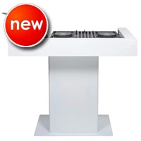 Headliner Malibu Portable DJ Booth (White)