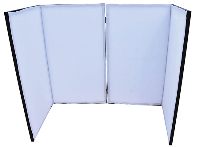 Novopro DJS1 WHITE DJ Screen with bag