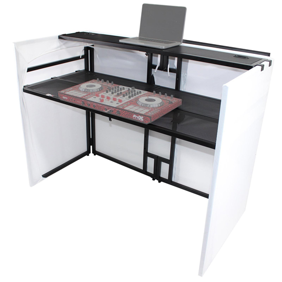 ProX XF-MESA MEDIA DJ Facade Table Station