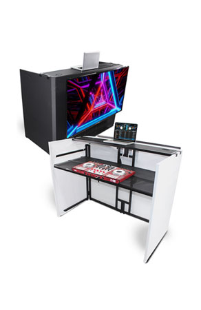ProX XF-MESA MEDIA MK2 DJ Facade Table Workstation