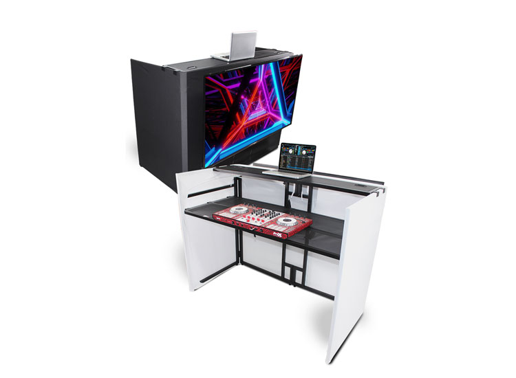 ProX XF-MESA MEDIA MK2 DJ Facade Table Workstation