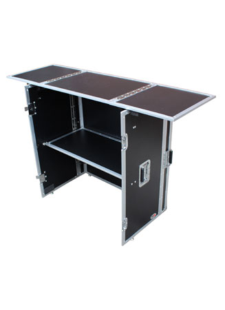 ProX XS-DJSTN Transformer Series DJ Folding Workstation Table