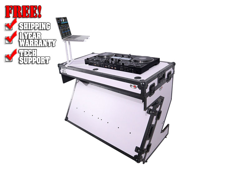 ProX XS-ZTABLE WH DJ Z-Table Workstation