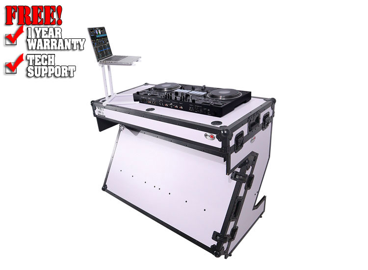 ProX XS-ZTABLE WH DJ Z-Table Workstation