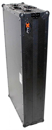 ProX XS-ZTABLEBL Portable Z-Style DJ Redbull Table Flight Case with Handles & Wheels in Black