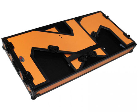 ProX XS-ZTABLEOB Folding Portable Z-Style DJ Redbull Table Flight Case