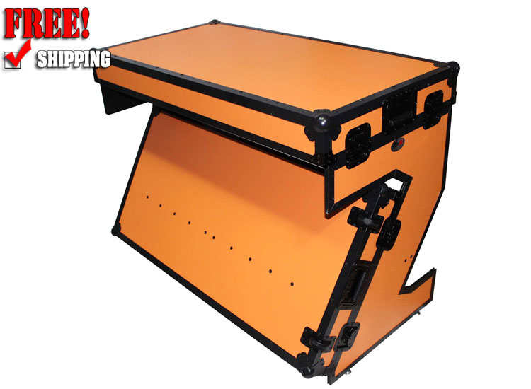 ProX XS-ZTABLEOB Folding Portable Z-Style DJ Redbull Table Flight