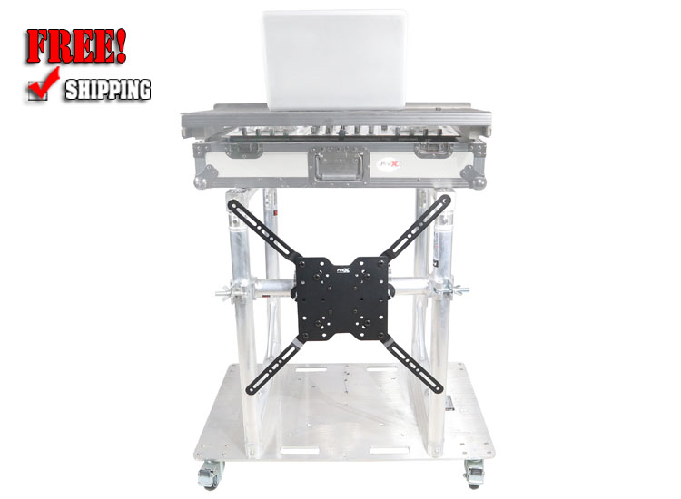 ProX XT-MMDJTV01 Modular Mobile Media TV DJ Station Booth