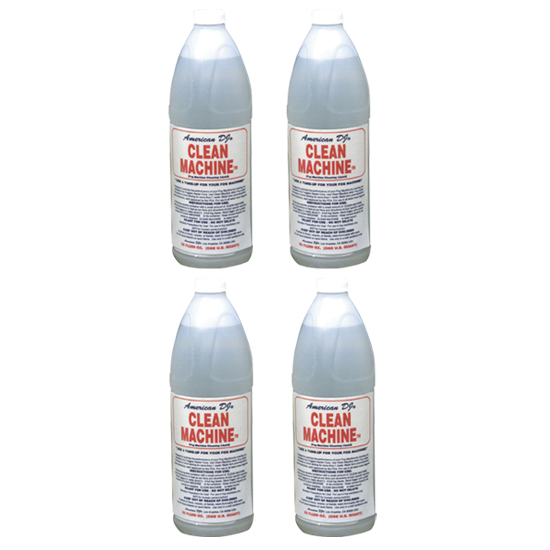 American DJ Clean Machine Fluid - Case of Four