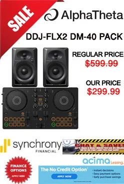 DDJ FLX2 & DM-40 Pack