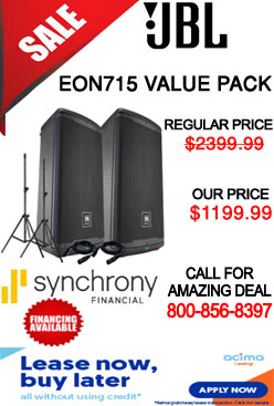 JBL EON715 Value Pack
