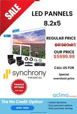 LED Screen Panels 8.2' x 5' P3.91mm Indoor