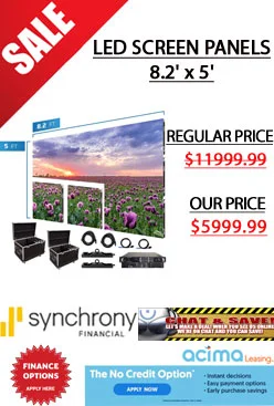 LED Screen Panels 8.2' x 5' P3.91mm Indoor