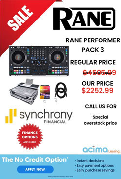 Rane PERFORMER with Black Finish Case Wheels Package