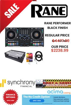 Rane PERFORMER with Black Finish Case Wheels Package