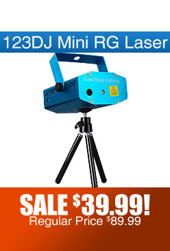 123DJ Mini RG Dance Laser