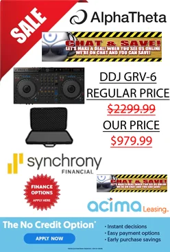 AlphaTheta DDJ-GRV6 & Case Package